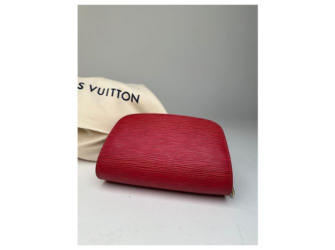 Organizer Louis Vuitton Pochette Cosmétique PM Epi Leather Rosso Coquelicot - vista 11