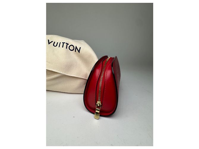 Organizer Louis Vuitton Pochette Cosmétique PM Epi Leather Rosso Coquelicot - vista 5