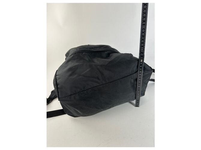 Zaino Comme Des Garcons CDG Nylon Nero Triple Logo - vista 14