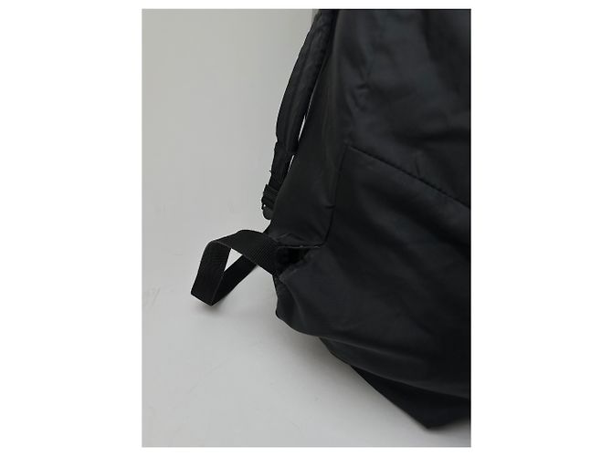 Zaino Comme Des Garcons CDG Nylon Nero Triple Logo - vista 9