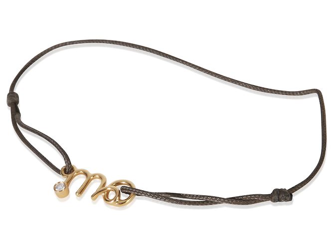 Bracciale Oui in oro giallo e diamanti Christian Dior - vista 3