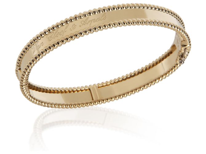 Bracciale Perlee Signature in oro giallo Van Cleef & Arpels - vista 2