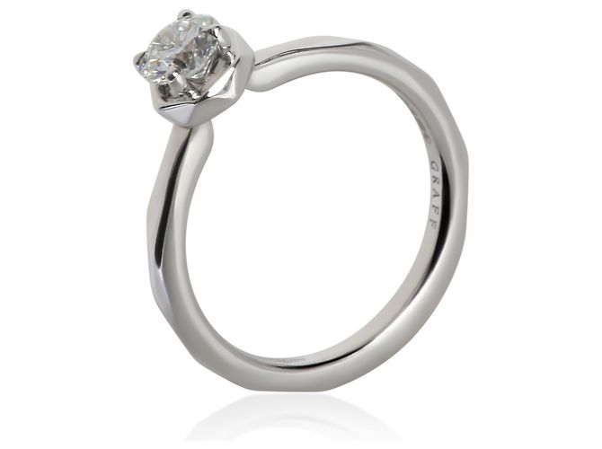 Graff Laurence Graff Signature Verlobungsring mit rundem Brillanten von 0,5 ct - Ansicht 5