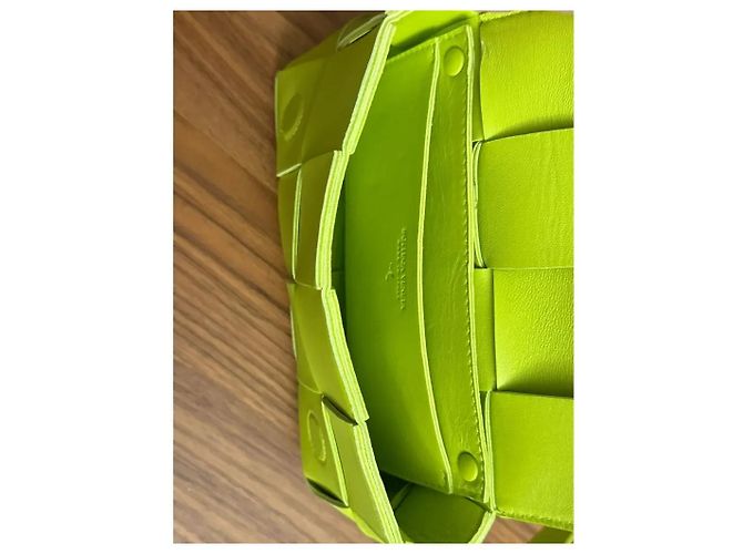 Bottega Veneta Borsa Cintura Cassette - Giallo Neon - vista 3