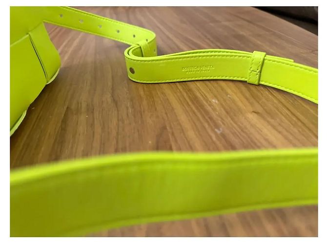 Bottega Veneta Borsa Cintura Cassette - Giallo Neon - vista 7