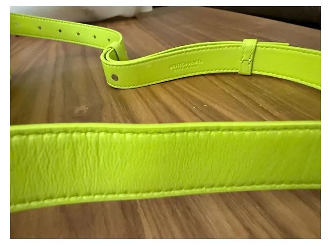 Bottega Veneta Borsa Cintura Cassette - Giallo Neon - vista 9