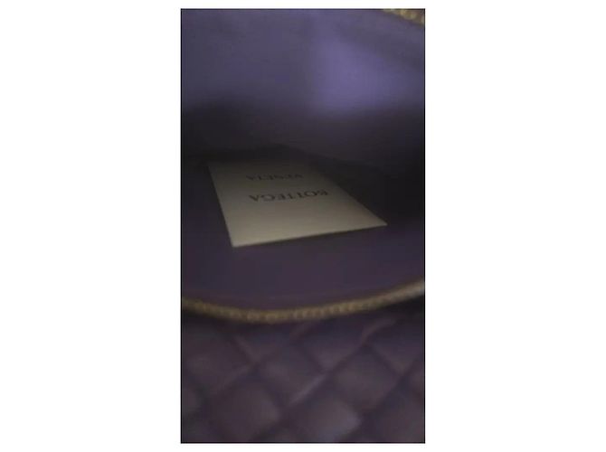 Bottega Veneta Piccola borsa a spalla Cobble - Viola Intrecciato Porpora - vista 11