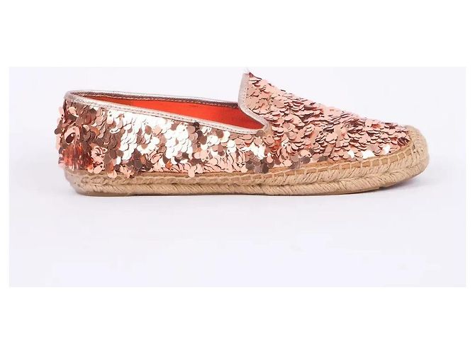 Espadrillas Tory Burch Mischa Paillettes Bronzo - vista 2