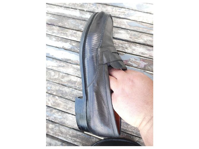 JM Weston Eidechsenleder Loafer Schwarz - Ansicht 6