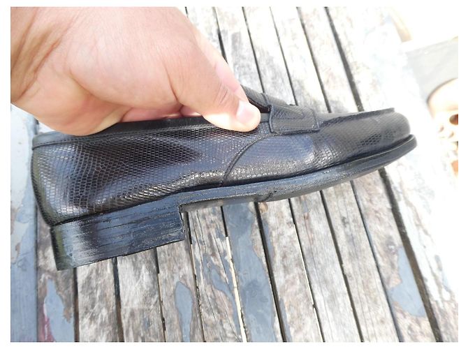 JM Weston Eidechsenleder Loafer Schwarz - Ansicht 8