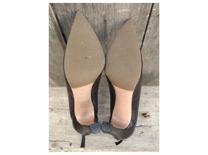 Botines de cuero Alaïa Castaño - vista 6