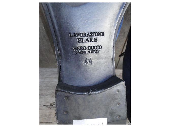 Autre Marque Scarpe Stringate Brecos Richelieu in camoscio blu - vista 6