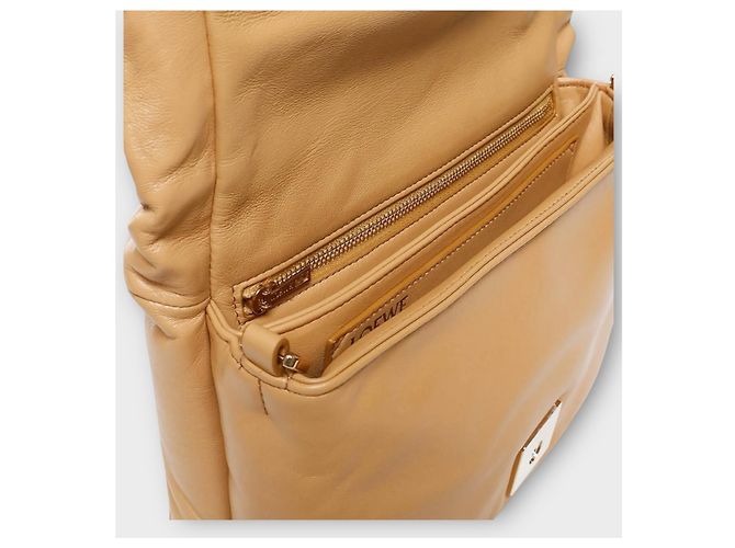 Loewe Borsa Goya Puffer Oak Marrone - vista 14