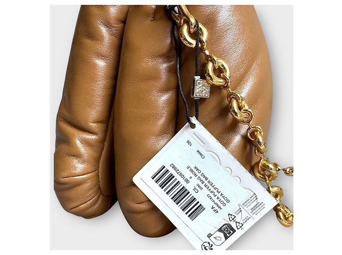 Loewe Borsa Goya Puffer Oak Marrone - vista 15