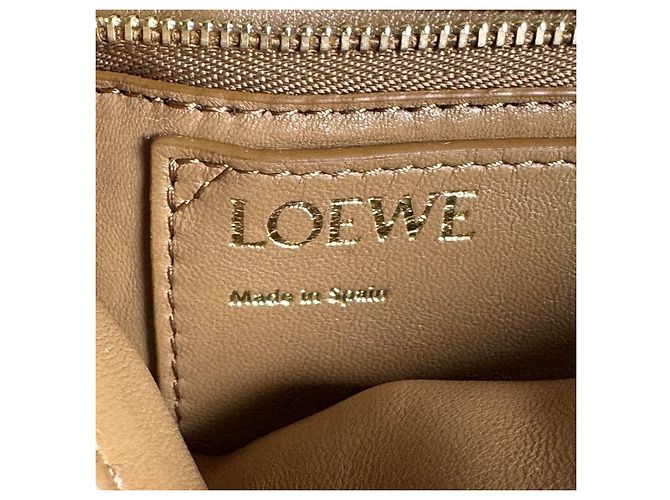 Loewe Borsa Goya Puffer Oak Marrone - vista 8