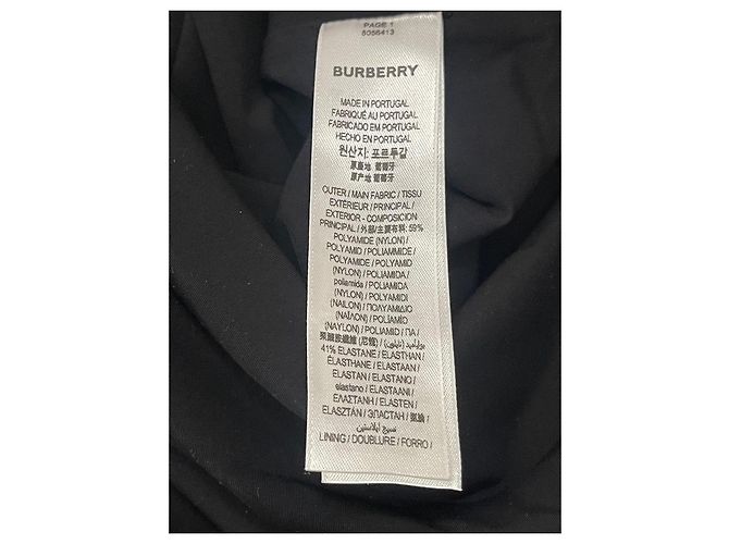 Burberry Logo Badeanzug in Schwarz - Ansicht 13