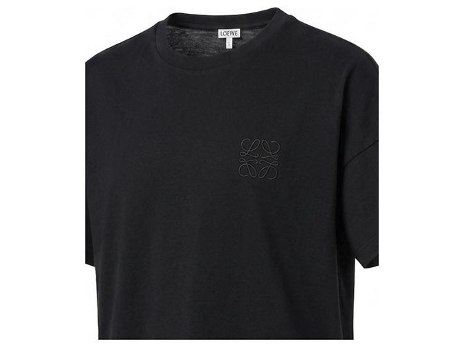 Camiseta Loewe Anagram de algodón negra Negro - vista 7