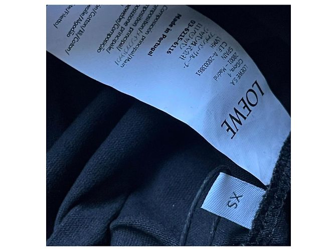 Camiseta Loewe Anagram de algodón negra Negro - vista 9