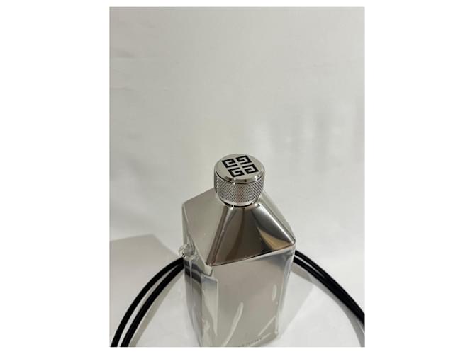 Givenchy 4G Steel Water Bottle with Leather Strap Silvery - view 2