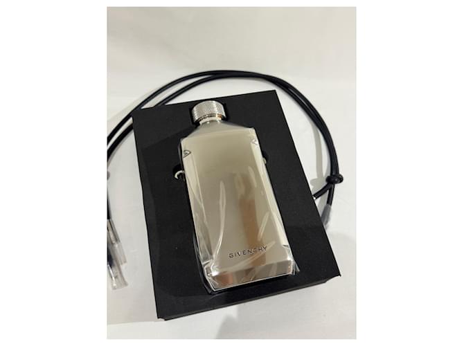 Givenchy 4G Steel Water Bottle with Leather Strap Silvery - view 5