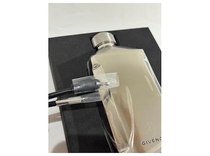 Givenchy 4G Steel Water Bottle with Leather Strap Silvery - view 6