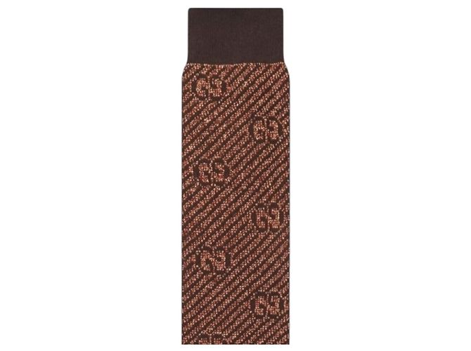 Gucci GG Metallic Socken Braun Metallisch - Ansicht 4