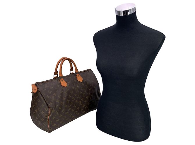 Louis Vuitton Vintage Monogram Canvas Speedy 40 Duffle Bag Braun - Ansicht 2