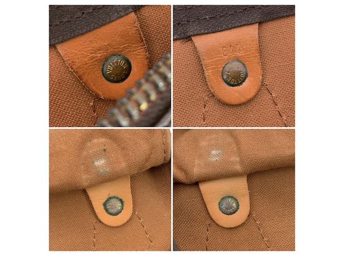 Louis Vuitton Vintage Monogram Canvas Speedy 40 Duffle Bag Braun - Ansicht 4
