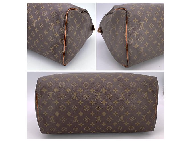 Louis Vuitton Vintage Monogram Canvas Speedy 40 Duffle Bag Braun - Ansicht 6