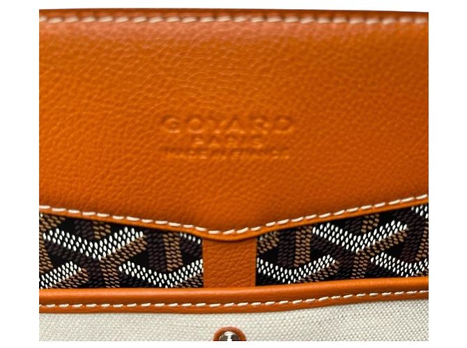 Goyard Borsa Documenti Cisalpin Marrone Beige - vista 16