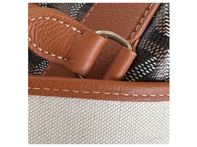 Goyard Borsa Documenti Cisalpin Marrone Beige - vista 17