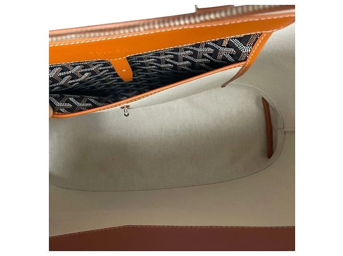 Goyard Borsa Documenti Cisalpin Marrone Beige - vista 6
