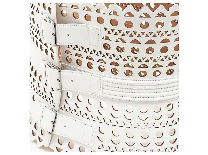 Cinturón Corsé Vienne Alaïa Blanco - vista 4