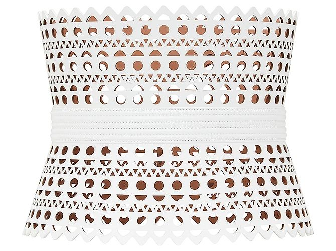 Cinturón Corsé Vienne Alaïa Blanco - vista 6