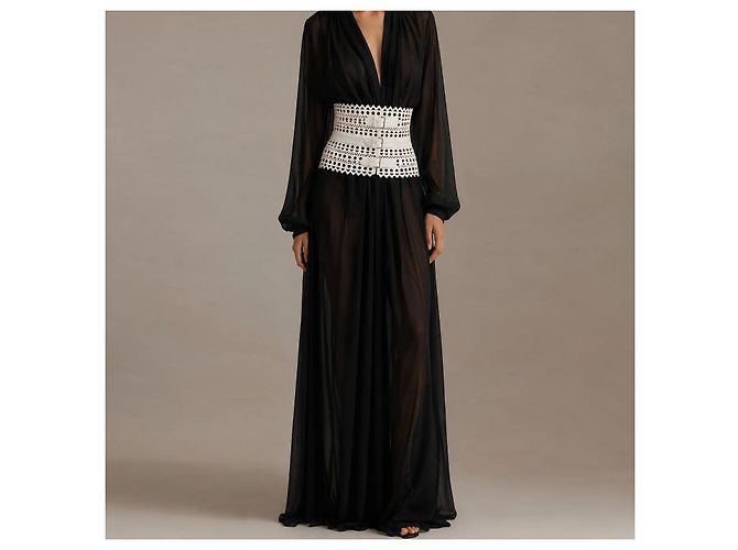 Cinturón Corsé Vienne Alaïa Blanco - vista 8