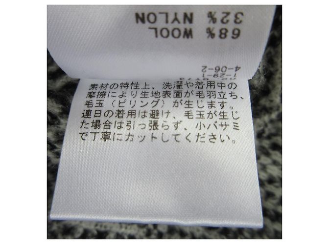 Autre Marque SLOBE IENA Strickpullover mit Streifen Schwarz Weiß - Ansicht 6