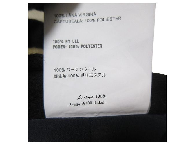 Falda Miu Miu con pliegues 100% lana Azul Azul marino - vista 9