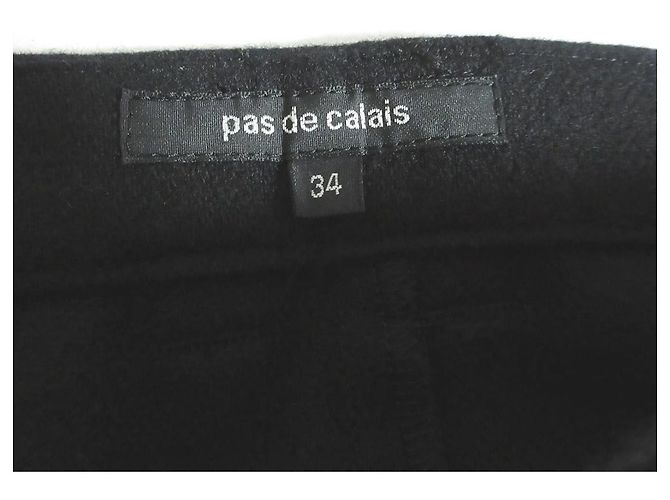 Autre Marque Kurze ECO Wollflanell-Hose pas de calais Schwarz - Ansicht 4