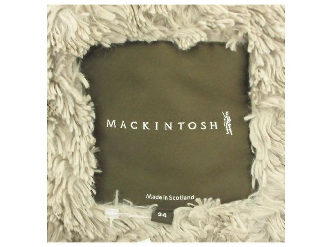 Autre Marque Casaco longo acolchoado Mackintosh Verde Caqui - vista 3