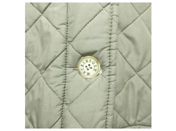Autre Marque Casaco longo acolchoado Mackintosh Verde Caqui - vista 5