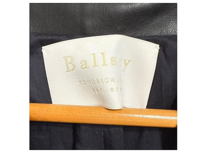 Autre Marque Chaqueta Ballsey Square Quilt Dobby sin cuello Negro - vista 8
