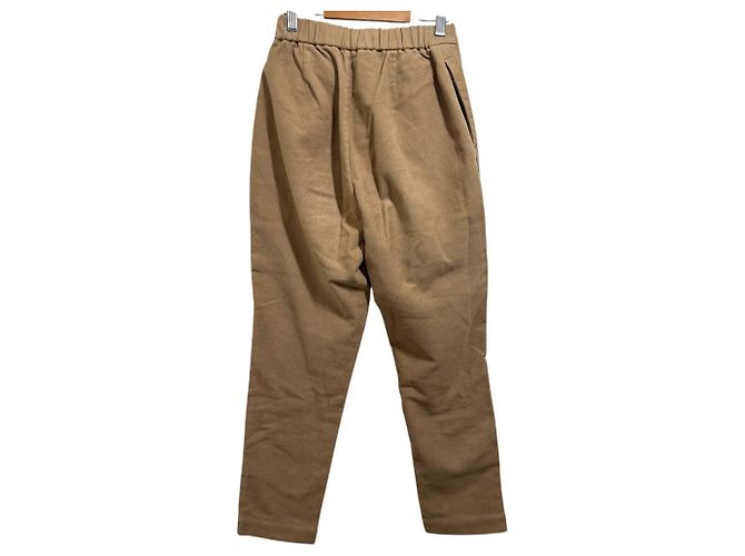 Autre Marque Pantalón Stretch Tapered Easy 45R Beige - vista 2