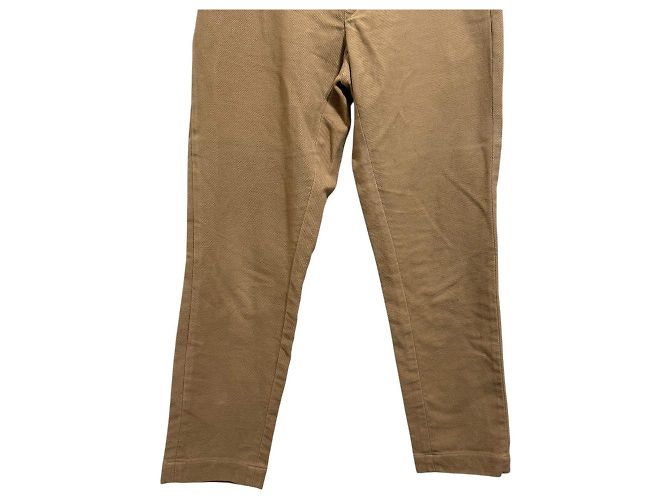 Autre Marque Pantalón Stretch Tapered Easy 45R Beige - vista 4