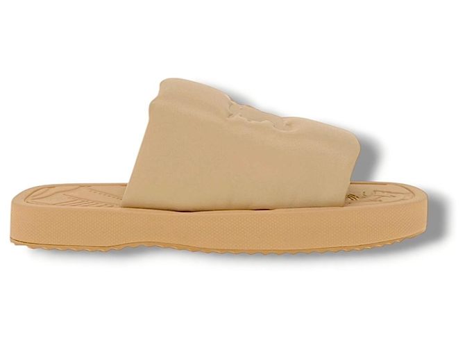 Infradito in gomma Burberry - Beige - vista 6