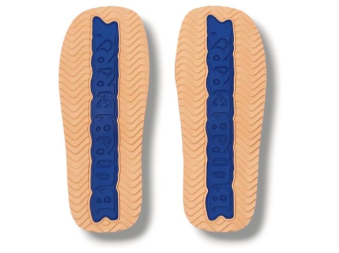 Infradito in gomma Burberry - Beige - vista 7