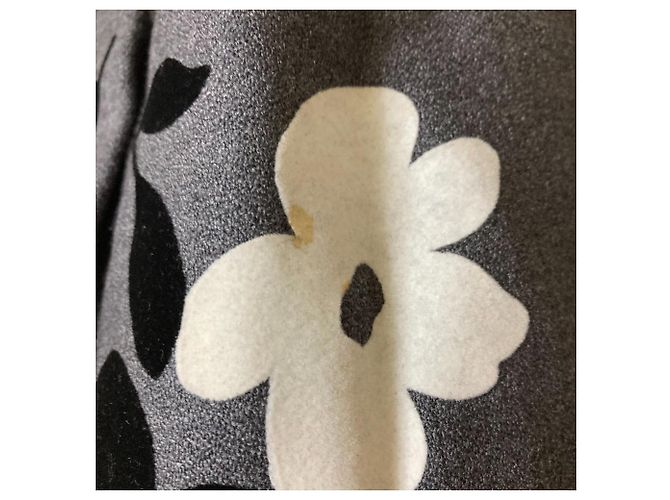Autre Marque Falda a la rodilla M'S GRACY Hanagara Flocky Print Castaño - vista 10