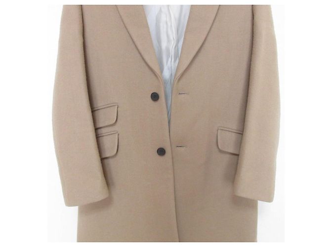 Autre Marque Abrigo Chester de lana Drawer Beige Camello - vista 3