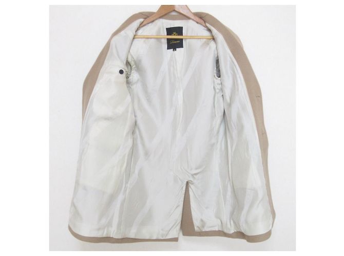 Autre Marque Abrigo Chester de lana Drawer Beige Camello - vista 4