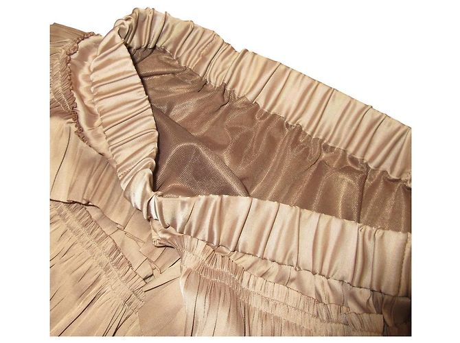 Autre Marque Gonna lunga a balzi sovrapposti Diagram 24AW Beige - vista 3