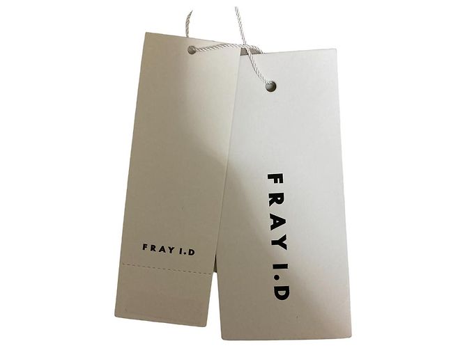 Autre Marque Taffeta-Kleid FRAY I.D Beige - Ansicht 12